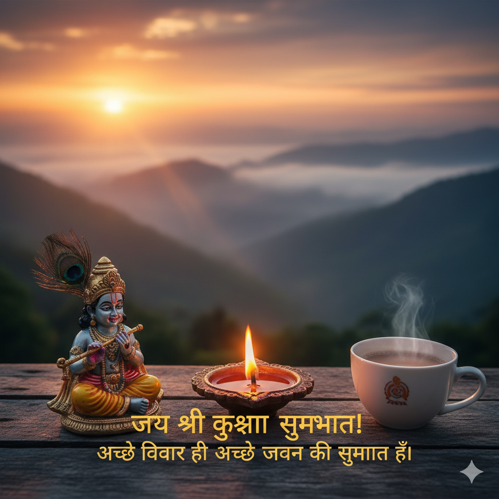 Jai Shri Krishna Suvichar Image