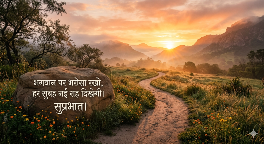 Beautiful God Good Morning Suvichar Images