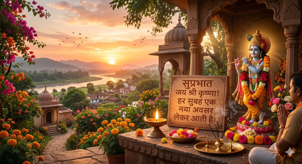 Krishna Blessings Good Morning