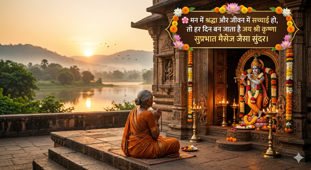 Jai Shri Krishna Morning Quote| सुविचार जय श्री कृष्णा सुप्रभात मैसेज