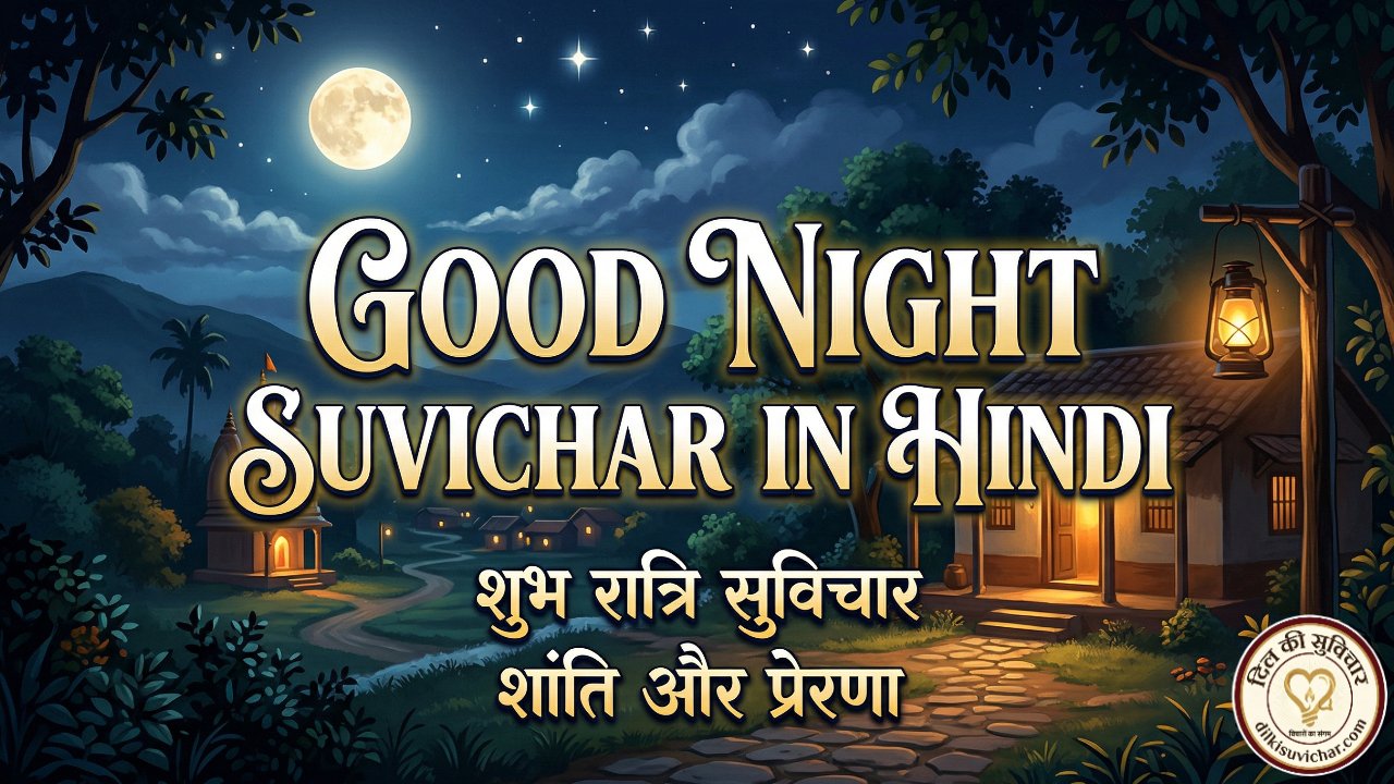 Good Night Suvichar In HIndi