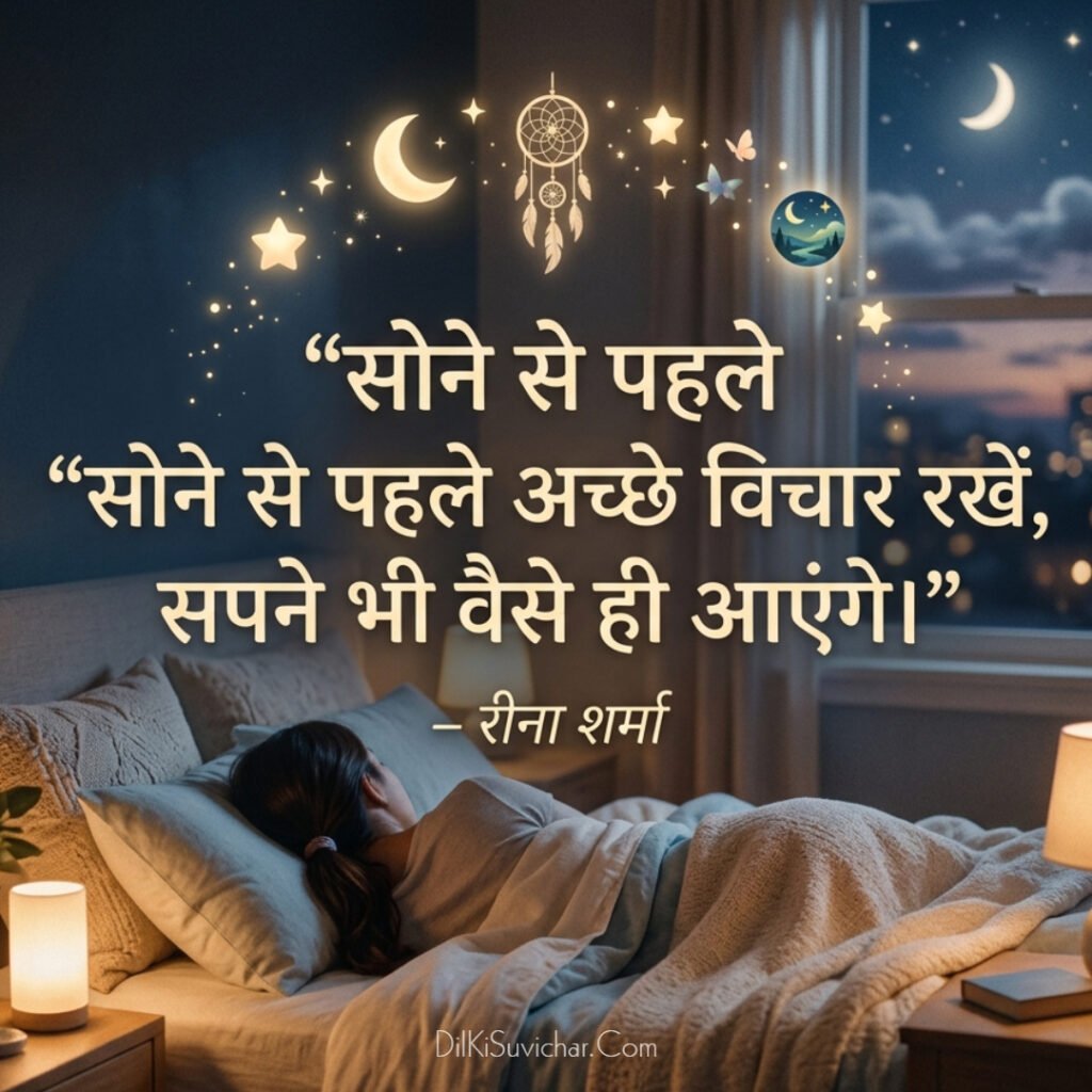Positive good night quotes for peaceful sleep