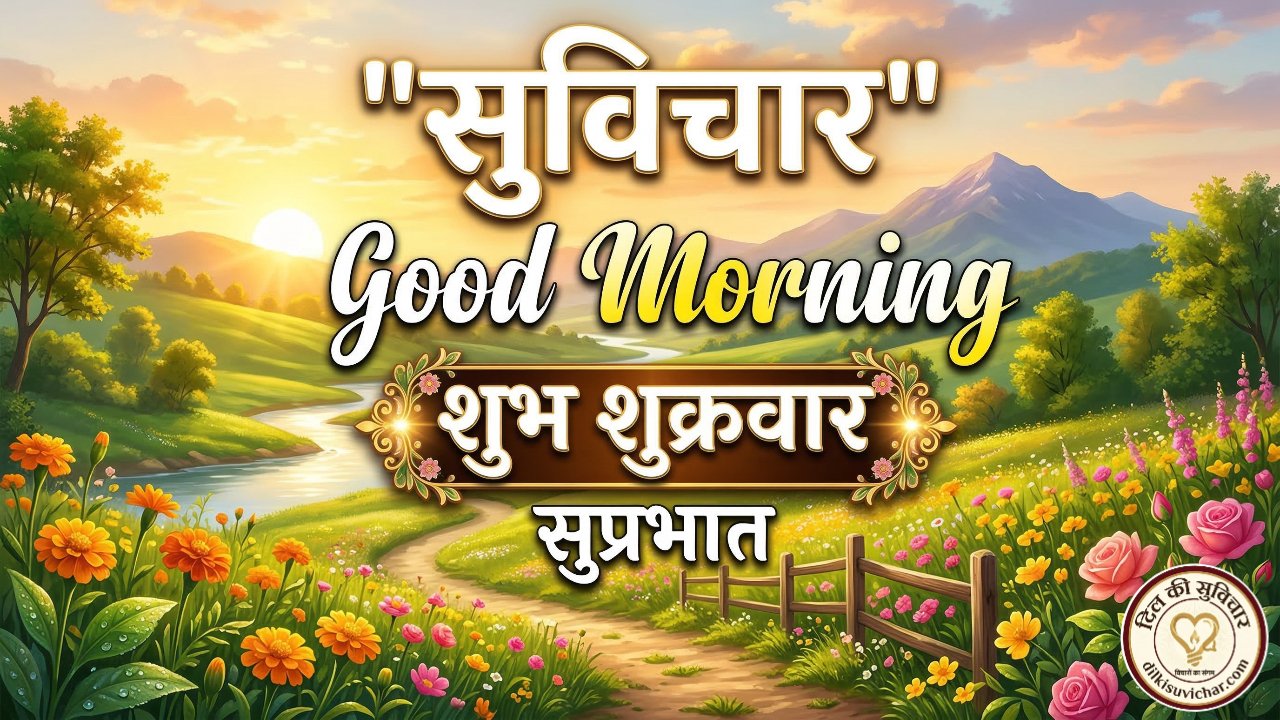 सुविचार Good Morning शुभ शुक्रवार सुप्रभात Image Thumnail